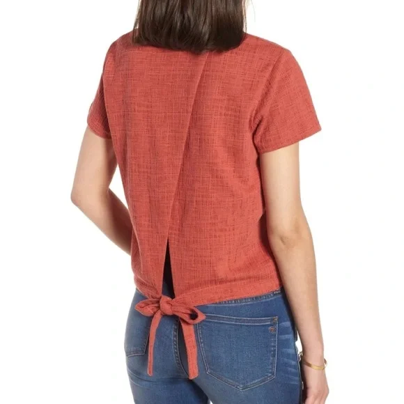 Madewell Verse Tie Back Top Size S - Picture 3 of 11